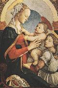 Sandro Botticelli modonna with Child and an Angel (mk36) Germany oil painting artist
